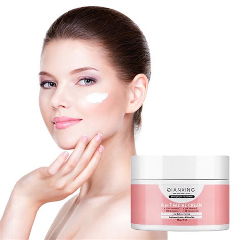 Private Label Collagen Face Skin Day And Night Daily 4 In 1 Facial