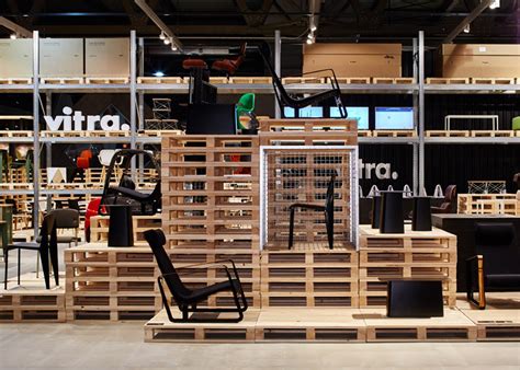 Schemata Make Vitras Salone Stand From Wooden Pallets