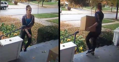 Woman Steals Packages In Broad Daylight Wow Video Ebaums World