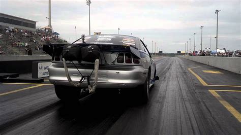 Brad Edwards Outlaw Drag Radial Mustang Youtube