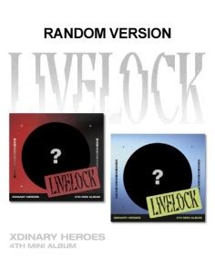 Digipack Xdinary Heroes 4th Mini Album Livelock Random Ver CD