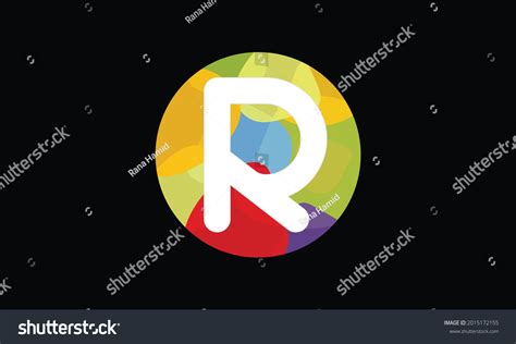 Colorful Letter R Logo Design Vector Stock Vector (Royalty Free ...