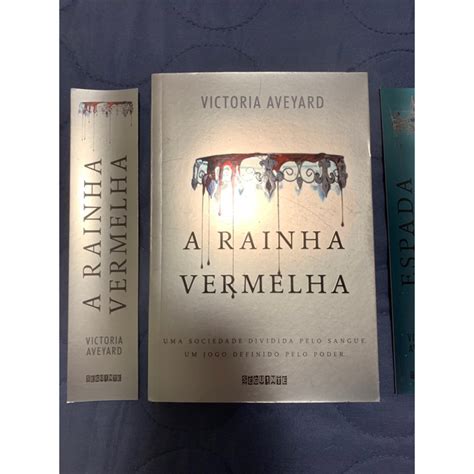 Livros Da Saga A Rainha Vermelha Shopee Brasil