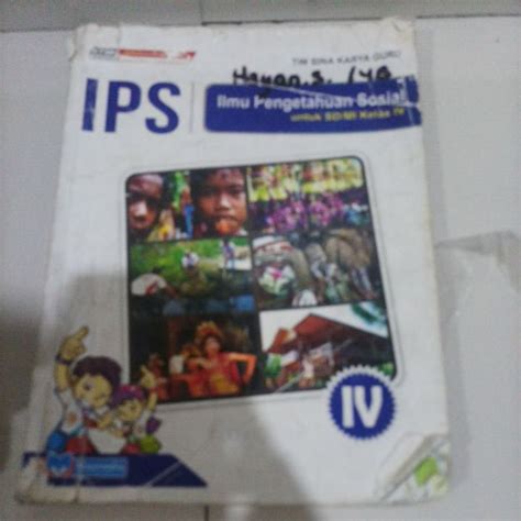 Jual Buku IPS Kelas 4 SD Tim Bina Karya Guru Bekas KTSP Terintegrasi