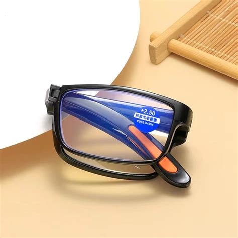 Gafas De Lectura Plegables Tr Para Hombre Lentes Con Estuche De A