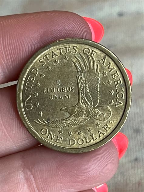 Wounded Eagle Sacagawea Us Dollar Coin P Super Rare And Etsy Uk