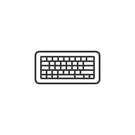 Desenho De Um Teclado - Desenho de um teclado de computador com teclas | vetor Premium gerado ...