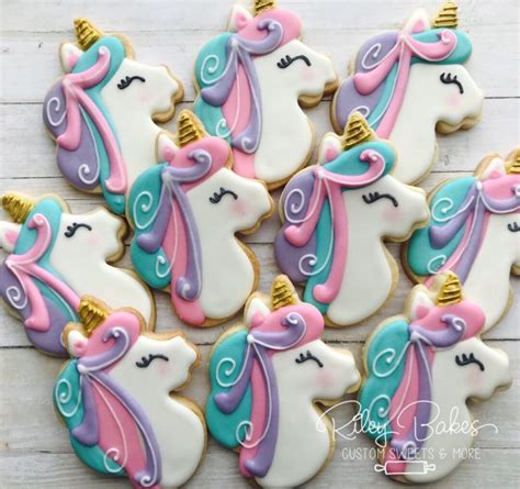 Unicorn Cookies Unicorn Birthday Etsy