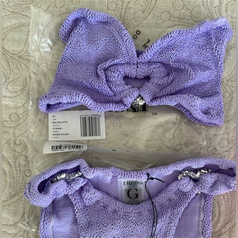 Hunza G Swim Last One Nwt Hunza G Nicole Bikini In Lilac Poshmark