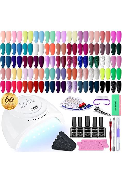 Jodsone Gel Nail Polish Kit Pcs With Uv Light