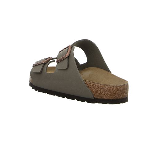 Birkenstock Herren Pantolette Arizona Bs In Grau Sale Schuhfachmann