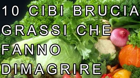 10 Cibi Brucia Grassi Che Fanno Dimagrire FoodVlogger YouTube