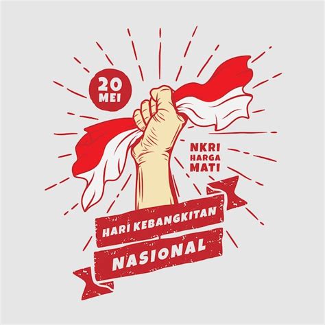 Premium Vector Hari Kebangkitan Nasional 20 Mei Translation May 20