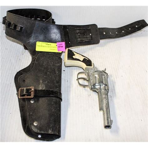 1950s Hubley Cap Gun W Holster