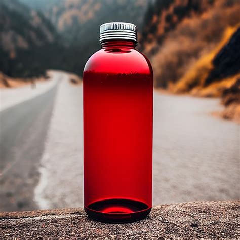 Premium Ai Image Plastic Bottle