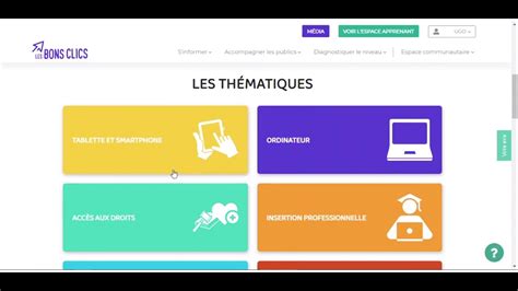 Les Bons Clics Ressources et contenus pédagogiques YouTube