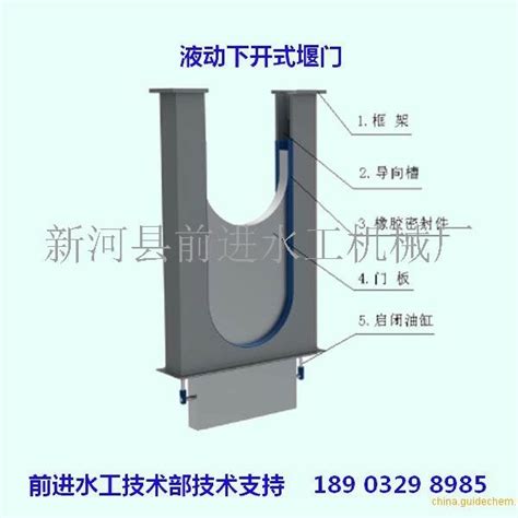 广州液动下开式堰门产品定制完成 新河县前进水工机械厂