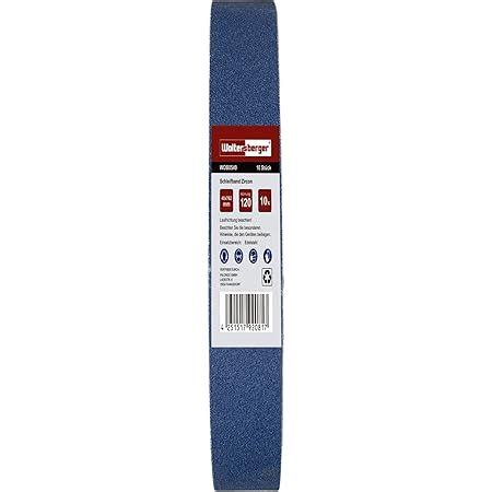 Woltersberger 10 pièces bandes abrasives en tissu zirconien Taille