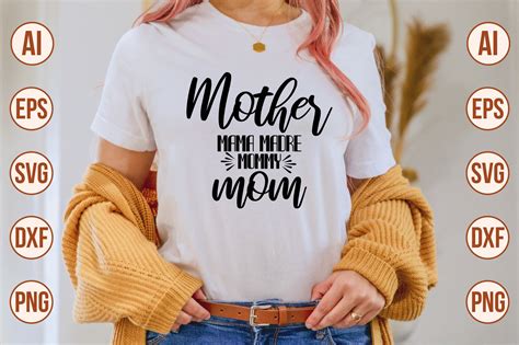 Mother Mama Madre Mommy Mom Svg Graphic By Momenulhossian577 · Creative