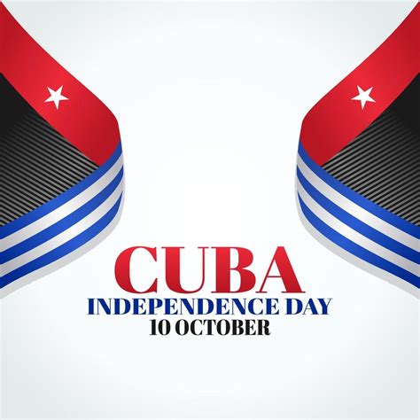 vector graphic of Cuba independence day good for Cuba independence day ...