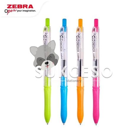 Jual Dijual Satuan Zebra Kokoro Sweet Gel Pen Pulpen Mm Black Murah