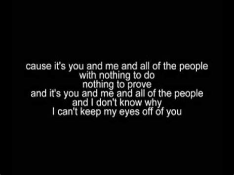 Lifehouse You And Me Lyrics Youtube