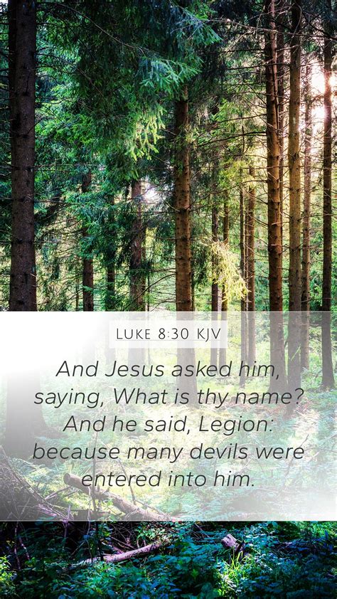 Luke Kjv Mobile Phone Wallpaper And Jesus Asked Him Saying