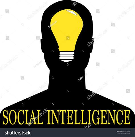 Social Intelligence Word Text Logo Illustration Stock Vector Royalty