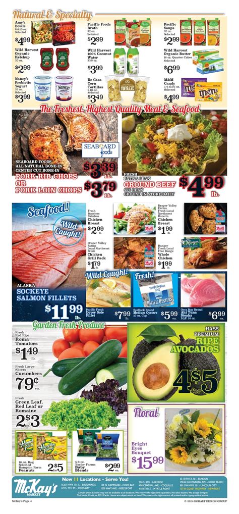 Print Weekly Specials McKay S Market Bandon 65 10th Street SE