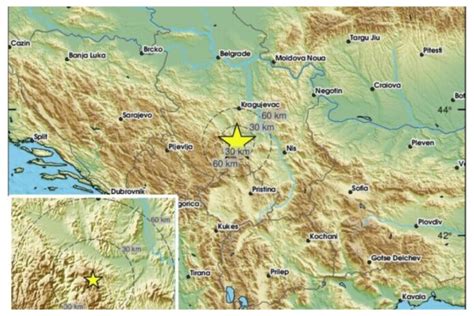 Srbe probudio potres Zatreslo se tlo na sreću kratko je trajalo