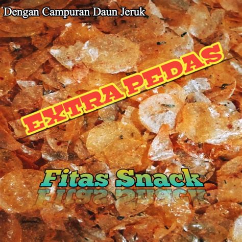 Jual Kripca Pikca Keripik Kaca 1Kg Extra Pedas Aroma Daun Jeruk Super