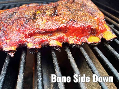 Smoking Ribs Bone Up Or Down The Pellet Griller