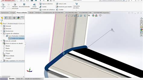 Soldaduras Y Cordones Cosmeticos En Solidworks YouTube