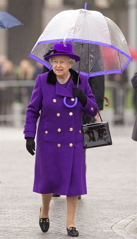 20 of Queen Elizabeth's Most Fashionable Umbrella Moments