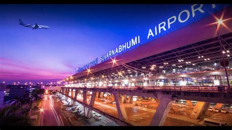 K Suvarnabhumi Airport Bangkok Departure Car Parking Surround View