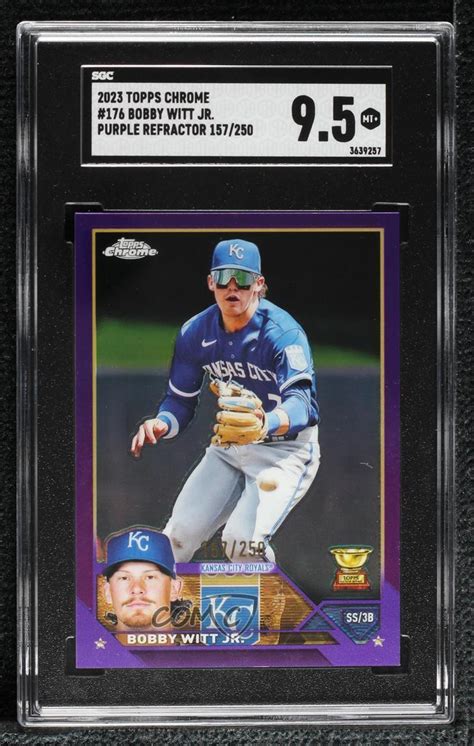 Topps Chrome Purple Refractor Bobby Witt Jr For Sale