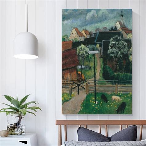 Buy XIAOSHA The Countryside View Art Poster Gabriele Münter German