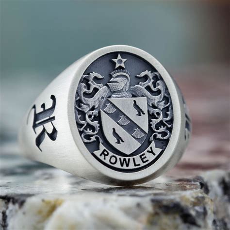 Custom Family Crest Rings | Design Your Own Coat of Arms Ring ...