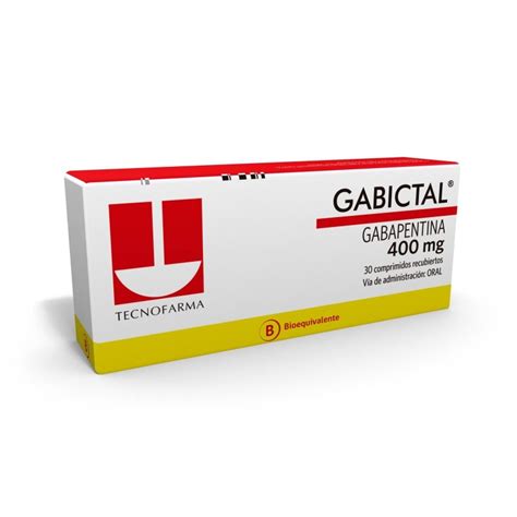 Gabictal Mg Comprimido Distribuidor De Asofarma