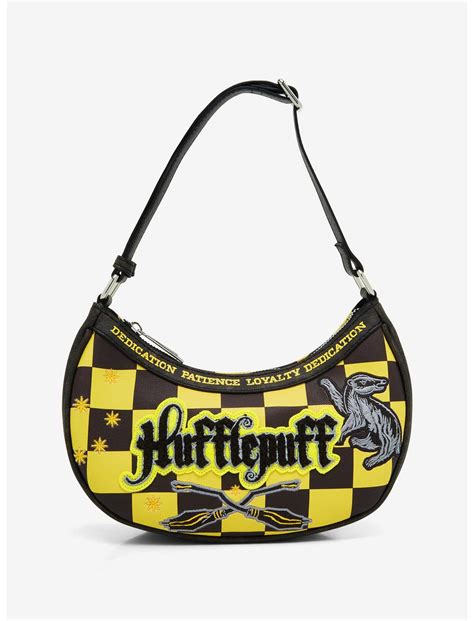 Fred Segal Harry Potter Hufflepuff Checkered Crossbody Bag Boxlunch