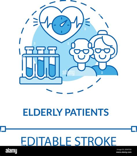 Elderly Patients Concept Icon Stock Vector Image And Art Alamy