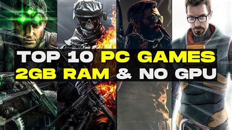 Top Best Pc Games For Gb Ram Without Graphics Card Gb Ram Pc