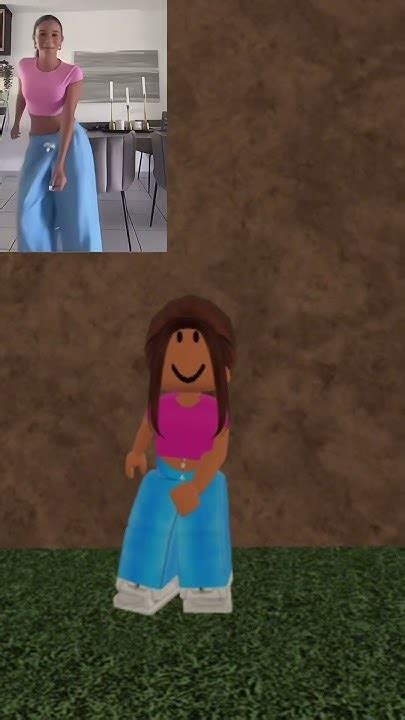 Blue Sweatpants Girl On Roblox Tyla Dance Tyladance Rblx Roblox