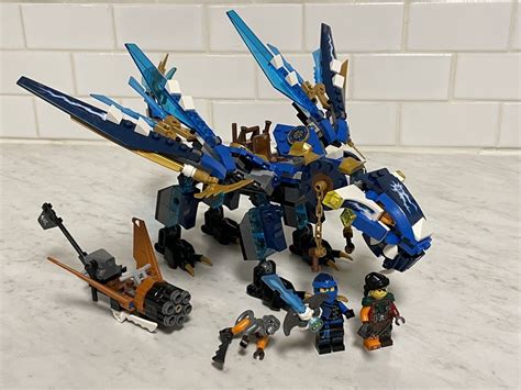 LEGO Ninjago Jays Elemental Dragon 70602 Complete No Manual See