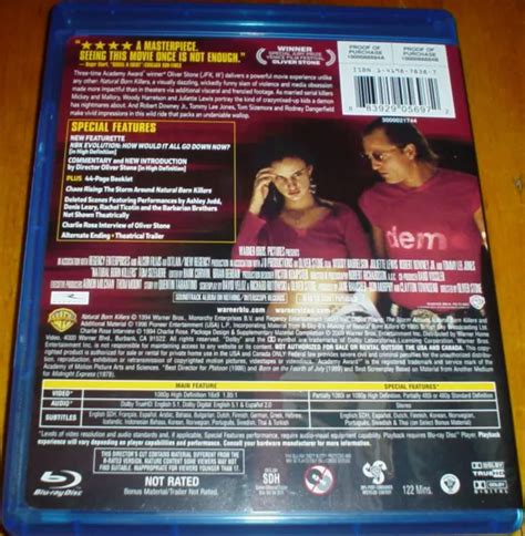 Natural Born Killers The Director S Cut Oop Warner Blu Ray Woody