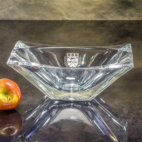 Crystal Bowl Engraved Glassware Majestic Crystal