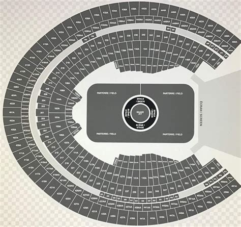 Olympic Stadium Montreal Seating Plan Olympic Stadium Seat Map