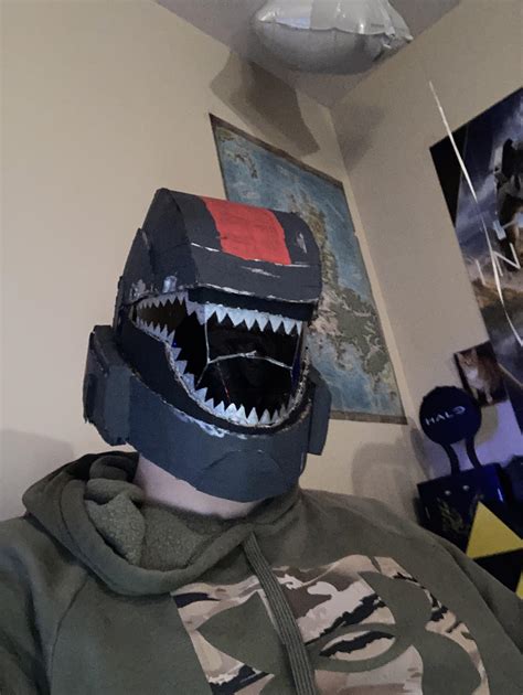 You Asked And I Delivered I Present My Updated Shark Face Odst Helmet