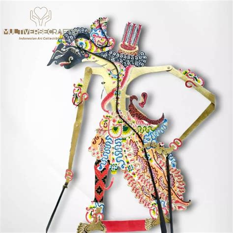 Jual Wayang Kulit Alusan Bahan Kulit Sapi Asli Abimanyu Halus Standar