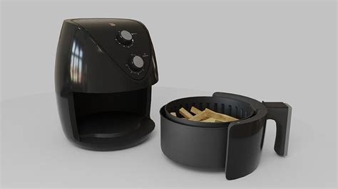 Air Fryer 3d Model Cgtrader